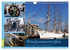 Windjammertreffen - Segelschiffe zu Gast in Bremerhaven (Wandkalender 2024 DIN A4 quer), CALVENDO Monatskalender