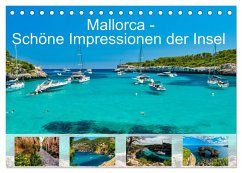 Mallorca - Schöne Impressionen der Insel (Tischkalender 2024 DIN A5 quer), CALVENDO Monatskalender