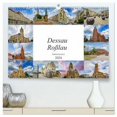 Dessau Roßlau Impressionen (hochwertiger Premium Wandkalender 2024 DIN A2 quer), Kunstdruck in Hochglanz