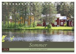 Sommer in Schwedens Lappland (Tischkalender 2024 DIN A5 quer), CALVENDO Monatskalender