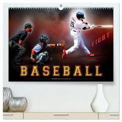 Baseball - Fight (hochwertiger Premium Wandkalender 2024 DIN A2 quer), Kunstdruck in Hochglanz