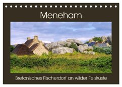 Meneham - Bretonisches Fischerdorf an wilder Felsküste (Tischkalender 2024 DIN A5 quer), CALVENDO Monatskalender