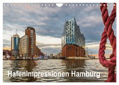Hafenimpressionen Hamburg 2024 (Wandkalender 2024 DIN A4 quer), CALVENDO Monatskalender
