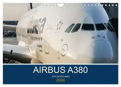 Airbus A380 Superjumbo 2024 (Wandkalender 2024 DIN A4 quer), CALVENDO Monatskalender - Thoma, Sebastian