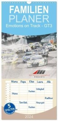 Familienplaner 2024 - Emotions on Track - Langstreckenmeisterschaft am Nürburgring - GT3 mit 5 Spalten (Wandkalender, 21 x 45 cm) CALVENDO - Schick, Christian