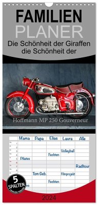 Familienplaner 2024 - Hoffmann MP 250 Gouverneur mit 5 Spalten (Wandkalender, 21 x 45 cm) CALVENDO