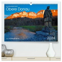 Kulturlandschaft Obere Donau (hochwertiger Premium Wandkalender 2024 DIN A2 quer), Kunstdruck in Hochglanz