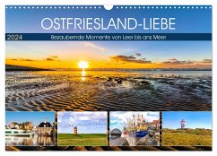 OSTFRIESLAND-LIEBE (Wandkalender 2024 DIN A3 quer), CALVENDO Monatskalender