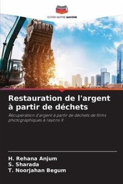 Restauration de l'argent à partir de déchets - ANJUM, H. REHANA;Sharada, S.;BEGUM, T. NOORJAHAN