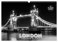 LONDON Urbaner Flair (Wandkalender 2024 DIN A3 quer), CALVENDO Monatskalender