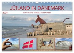 Jütland in Dänemark - Von Henne Strand bis Blavand (Wandkalender 2024 DIN A3 quer), CALVENDO Monatskalender - Felix, Holger