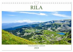 RILA - Unbeschreibliche Landschaft (Wandkalender 2024 DIN A4 quer), CALVENDO Monatskalender