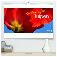 Zauberhafte Tulpen (hochwertiger Premium Wandkalender 2024 DIN A2 quer), Kunstdruck in Hochglanz