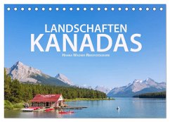 Landschaften Kanadas (Tischkalender 2024 DIN A5 quer), CALVENDO Monatskalender