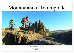 Mountainbike Traumpfade (Wandkalender 2024 DIN A2 quer), CALVENDO Monatskalender - Rotter, Matthias