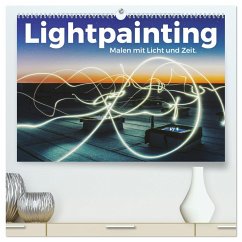 Lightpainting - Malen mit Licht und Zeit (hochwertiger Premium Wandkalender 2024 DIN A2 quer), Kunstdruck in Hochglanz