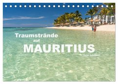 Traumstrände auf Mauritius (Tischkalender 2024 DIN A5 quer), CALVENDO Monatskalender