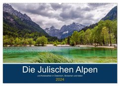 Die Julischen Alpen (Wandkalender 2024 DIN A2 quer), CALVENDO Monatskalender