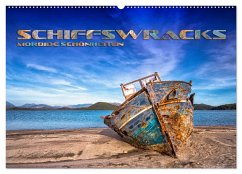 Schiffswracks - morbide Schönheiten (Wandkalender 2024 DIN A2 quer), CALVENDO Monatskalender