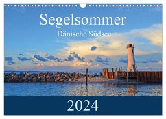 Segelsommer - Dänische Südsee (Wandkalender 2024 DIN A3 quer), CALVENDO Monatskalender