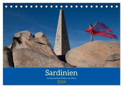 Sardinien - Landschaftsaktbilder am Meer (Tischkalender 2024 DIN A5 quer), CALVENDO Monatskalender - Zurmühle, Martin