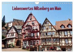 Liebenswertes Miltenberg am Main (Wandkalender 2024 DIN A4 quer), CALVENDO Monatskalender