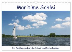 Maritime Schlei (Wandkalender 2024 DIN A3 quer), CALVENDO Monatskalender - Peußner, Marion