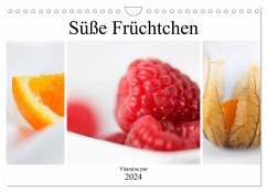 Süße Früchtchen - Vitamine pur (Wandkalender 2024 DIN A4 quer), CALVENDO Monatskalender - Krätschmer, Marion