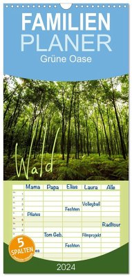 Familienplaner 2024 - Wald mit 5 Spalten (Wandkalender, 21 x 45 cm) CALVENDO