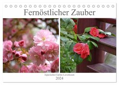 Fernöstlicher Zauber Japanischer Garten Leverkusen (Tischkalender 2024 DIN A5 quer), CALVENDO Monatskalender