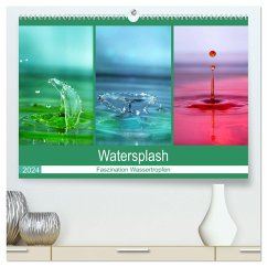Watersplash (hochwertiger Premium Wandkalender 2024 DIN A2 quer), Kunstdruck in Hochglanz