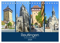 Reutlingen - Tor zur Schwäbischen Alb (Tischkalender 2024 DIN A5 quer), CALVENDO Monatskalender - Stoll, Sascha
