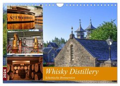 Whisky Distillery - Schottische Brennereien (Wandkalender 2024 DIN A4 quer), CALVENDO Monatskalender