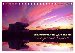 Wohnmobil-Reisen (Tischkalender 2024 DIN A5 quer), CALVENDO Monatskalender