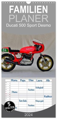 Familienplaner 2024 - Ducati 500 Sport Desmo mit 5 Spalten (Wandkalender, 21 x 45 cm) CALVENDO