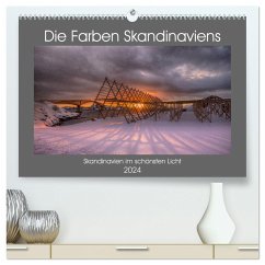 Die Farben Skandinaviens (hochwertiger Premium Wandkalender 2024 DIN A2 quer), Kunstdruck in Hochglanz