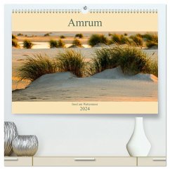 Amrum Insel am Wattenmeer (hochwertiger Premium Wandkalender 2024 DIN A2 quer), Kunstdruck in Hochglanz