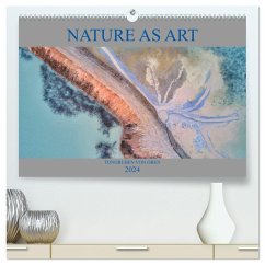 Nature as Art - Tongruben von oben (hochwertiger Premium Wandkalender 2024 DIN A2 quer), Kunstdruck in Hochglanz