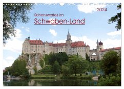 Sehenswertes im Schwaben-Land (Wandkalender 2024 DIN A3 quer), CALVENDO Monatskalender
