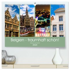Belgien - traumhaft schön! (hochwertiger Premium Wandkalender 2024 DIN A2 quer), Kunstdruck in Hochglanz