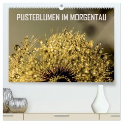 Pusteblumen im Morgentau (hochwertiger Premium Wandkalender 2024 DIN A2 quer), Kunstdruck in Hochglanz