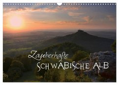 Zauberhafte Schwäbische Alb (Wandkalender 2024 DIN A3 quer), CALVENDO Monatskalender - Mathias, Simone