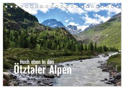 Hoch oben in den Ötztaler Alpen (Tischkalender 2024 DIN A5 quer), CALVENDO Monatskalender
