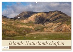 Islands Naturlandschaften (Wandkalender 2024 DIN A2 quer), CALVENDO Monatskalender - Jürgens, Olaf