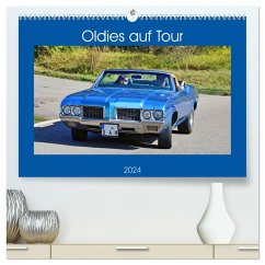 Oldies auf Tour (hochwertiger Premium Wandkalender 2024 DIN A2 quer), Kunstdruck in Hochglanz