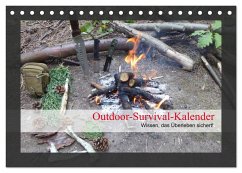 Outdoor-Survival-Kalender (Tischkalender 2024 DIN A5 quer), CALVENDO Monatskalender