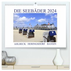 Die Seebäder 2024 (hochwertiger Premium Wandkalender 2024 DIN A2 quer), Kunstdruck in Hochglanz