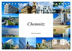 Chemnitz - Stadt der Gegensätze (Tischkalender 2024 DIN A5 quer), CALVENDO Monatskalender