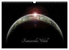 Fantasievolles Weltall (Wandkalender 2024 DIN A3 quer), CALVENDO Monatskalender - Geiling, Wibke