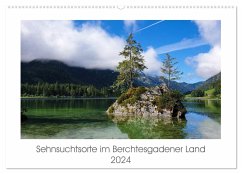Sehnsuchtsorte im Berchtesgadener Land (Wandkalender 2024 DIN A2 quer), CALVENDO Monatskalender - Hoffmann, Heike